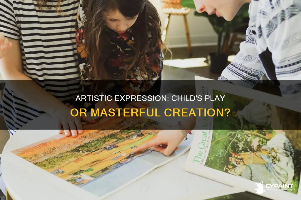was it painted by an artist or a child