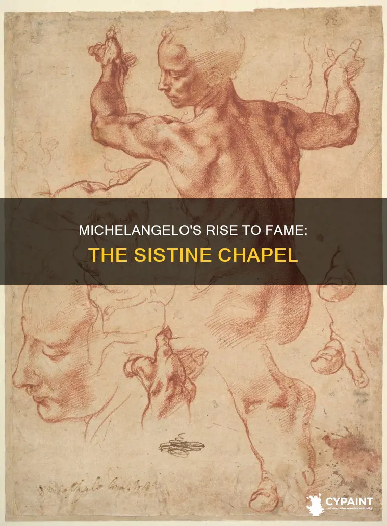was michelangelo famous when he painted the sistine chapel