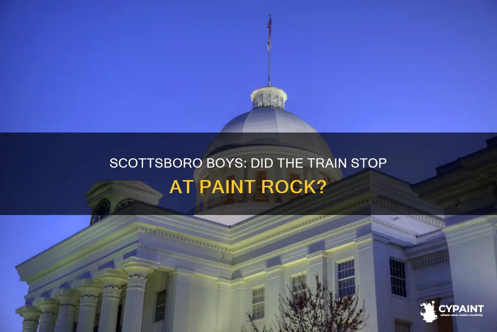 was paint rock a stop on scottsboro boys train