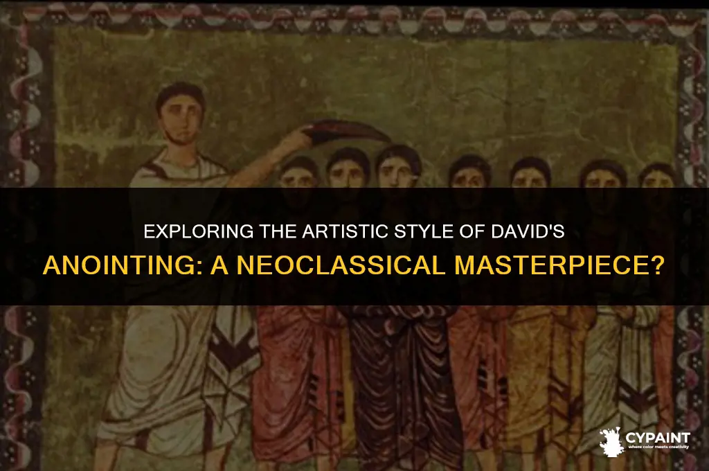 was the anointing of david by samuel a neoclassical painting