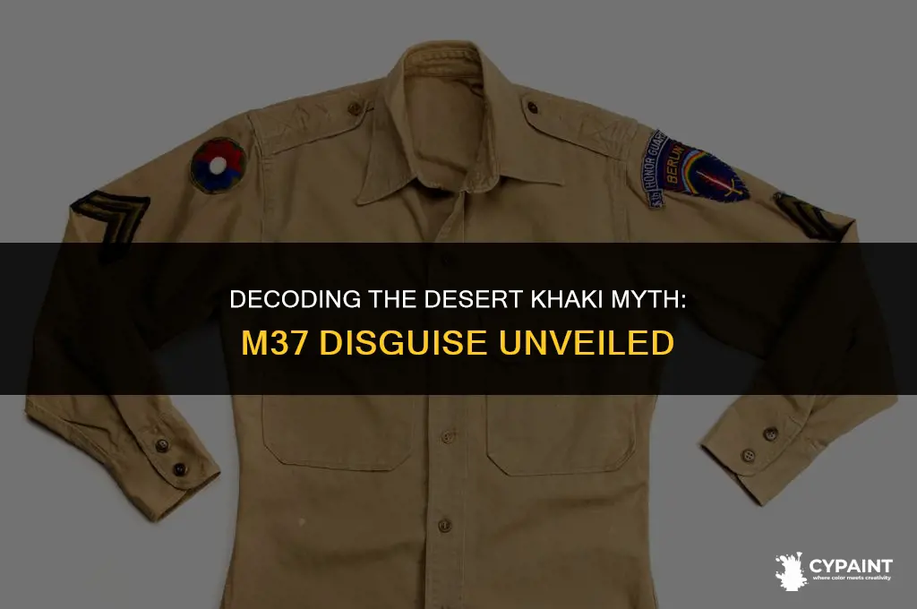 was the disge m37 ever painted tan desert khaki kakhi