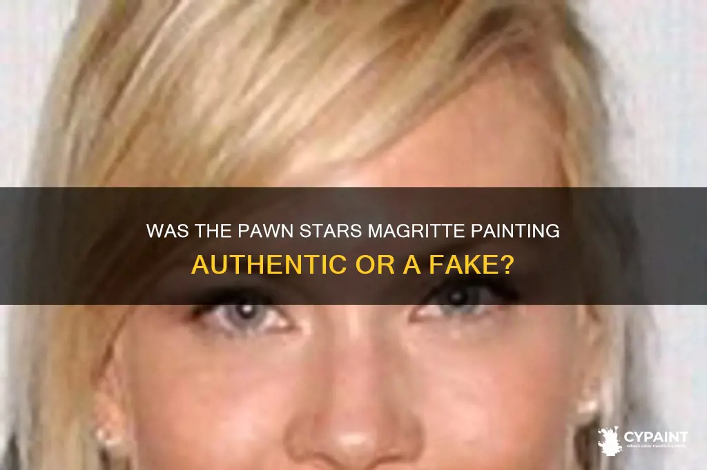 was the magritte painting on pawn stars real