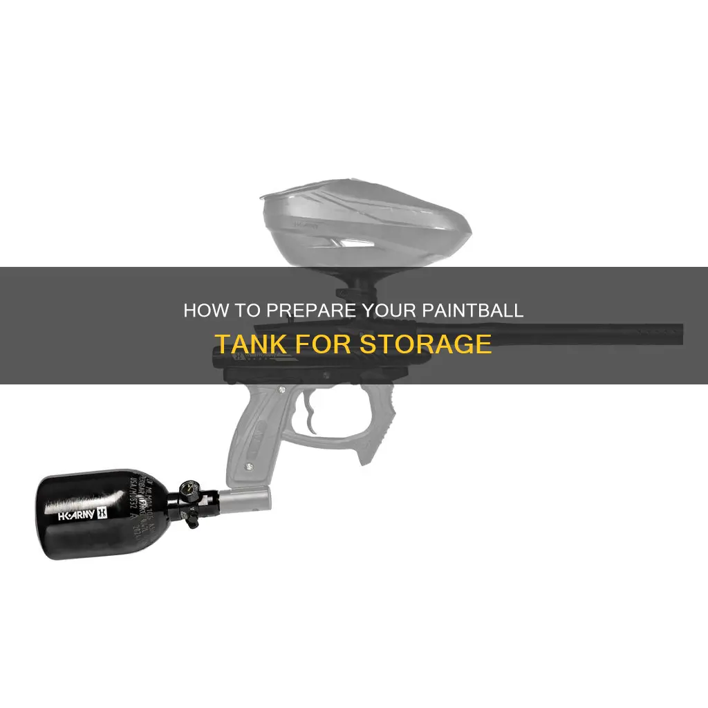 was the tank filled off for paint ball guns