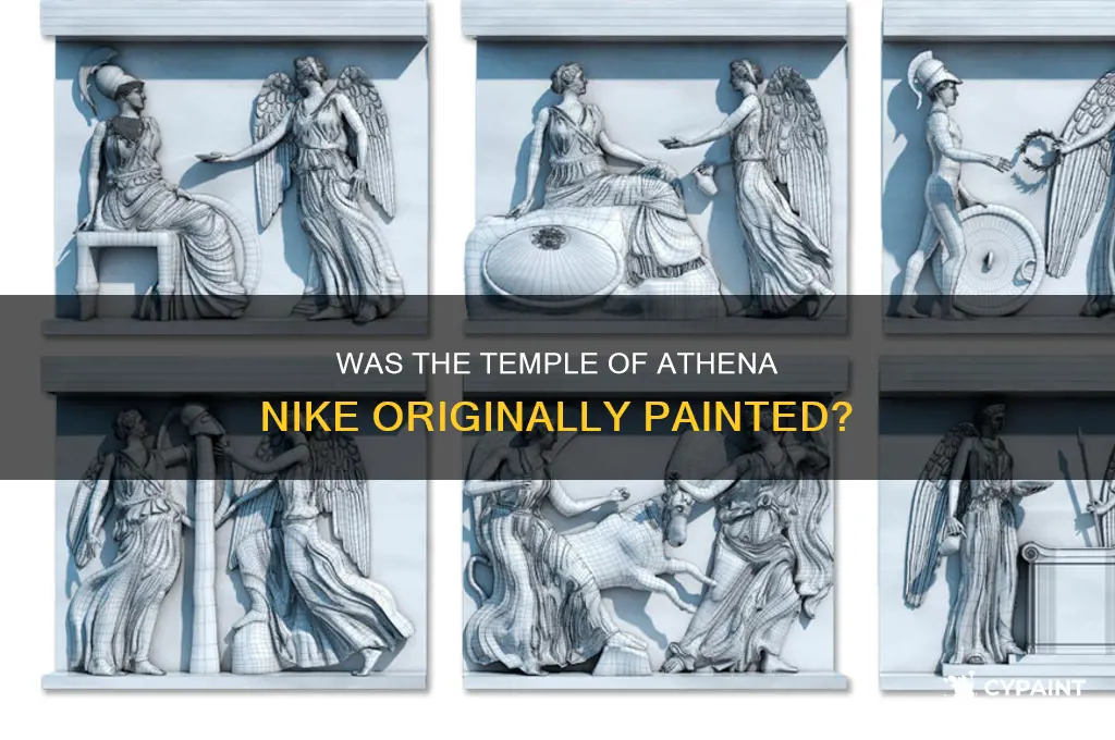 was the temple of athena nike originally painted