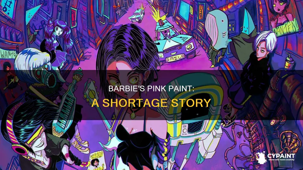 was there a pink paint shortage because of barbie
