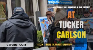 Artistic Expression Amidst the Tucker Carlson Protest