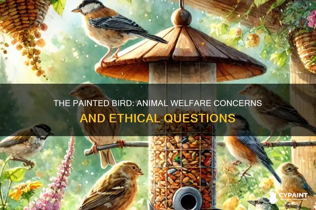 were any animals hurt in the painted bird