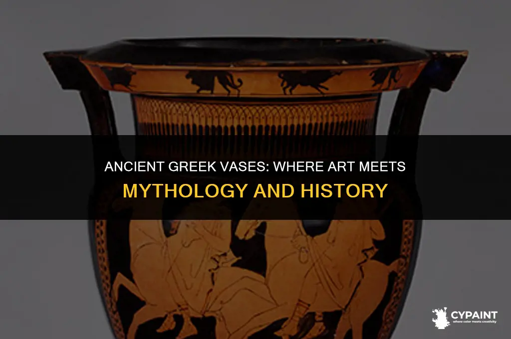 were painting on vases also telling stories in ancient greece