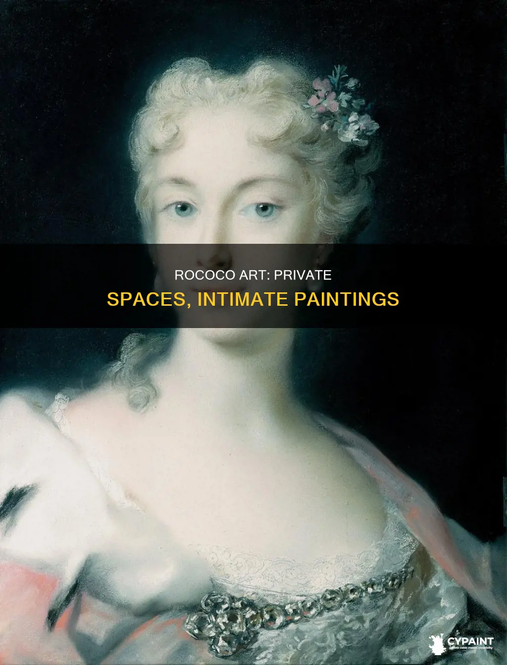 were rococo paintings made to be seen in private