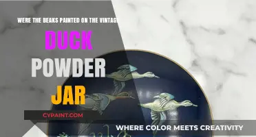 Unveiling the Mystery: Were the Beaks Painted on Vintage Duck Powder Jars?
