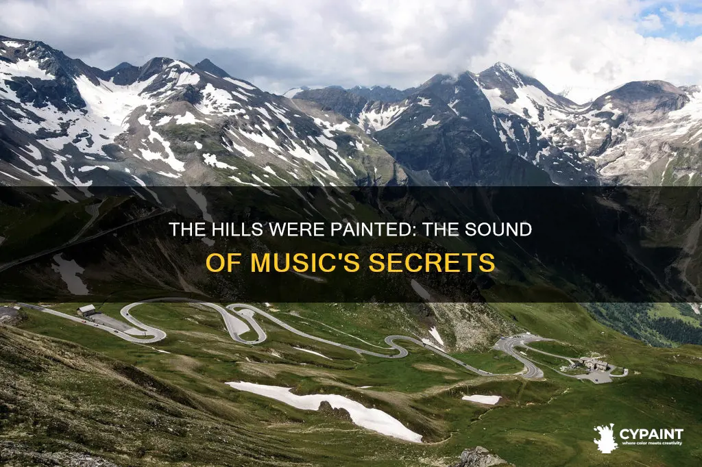 were the mountains painted on the sound of music