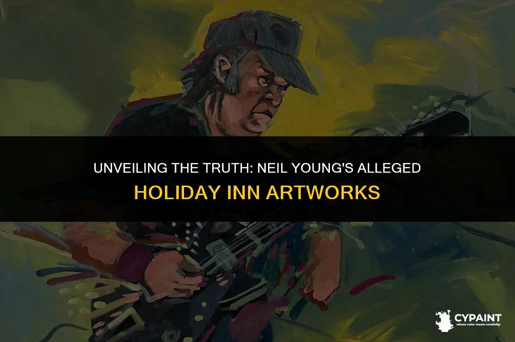 were the paintings at holiday inn really by neil young