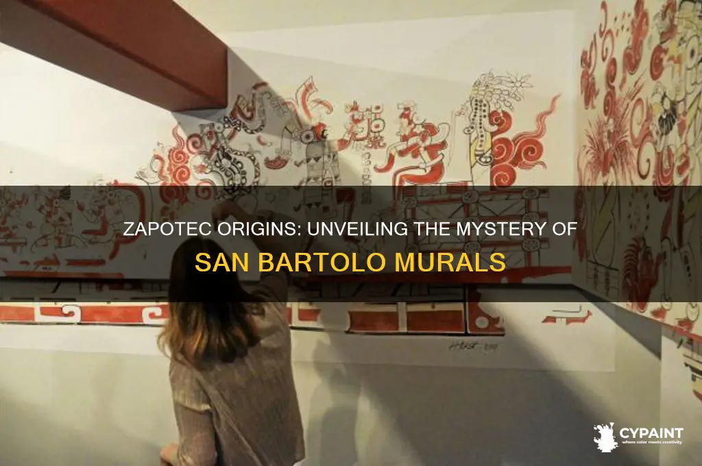 were the san bartolo murals painted by zapotec