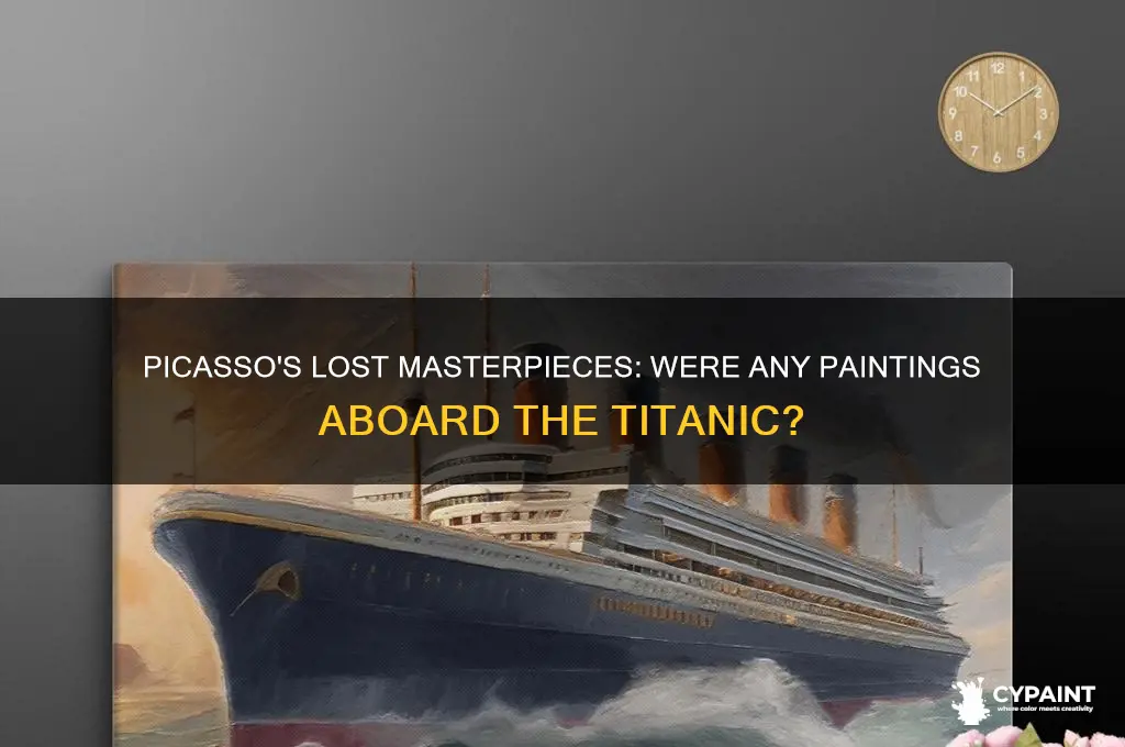 were there any picasso paintings on the titanic