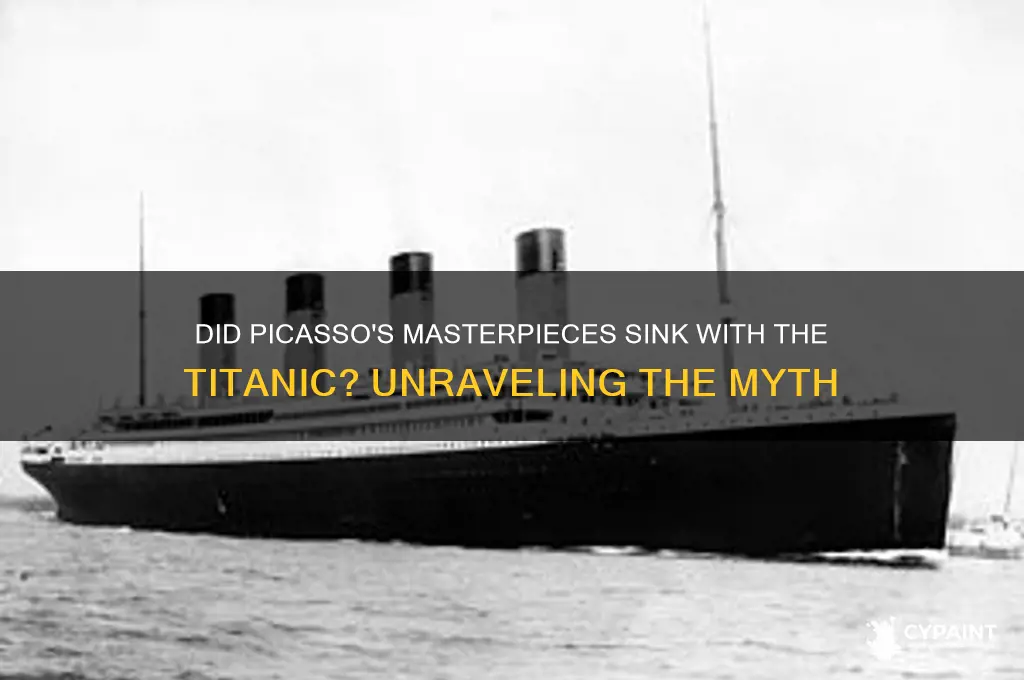 were there picasso paintings on the titanic