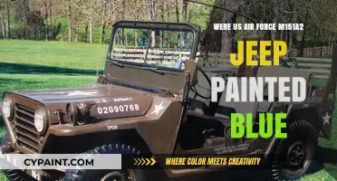 Were US Air Force M151A2 Jeeps Painted Blue? Unveiling the Truth