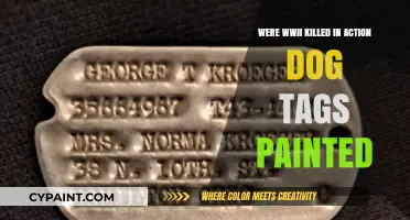 WWII Dog Tags: Were Killed in Action Tags Painted?