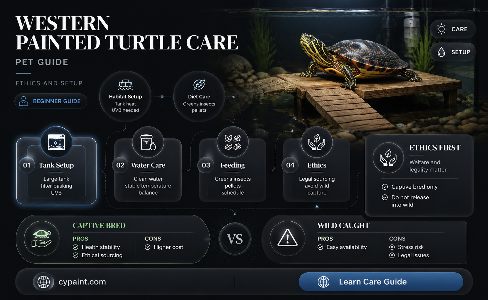 can you keep a western painted turtle as a pet