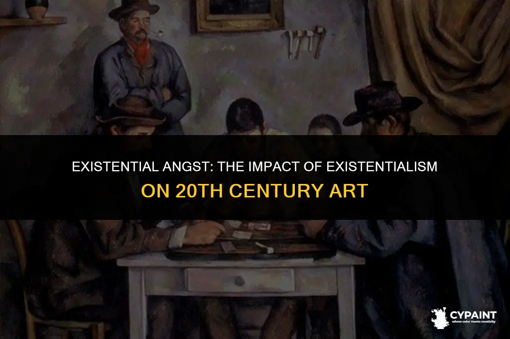 what 20th century style of painting was influenced by existentialism