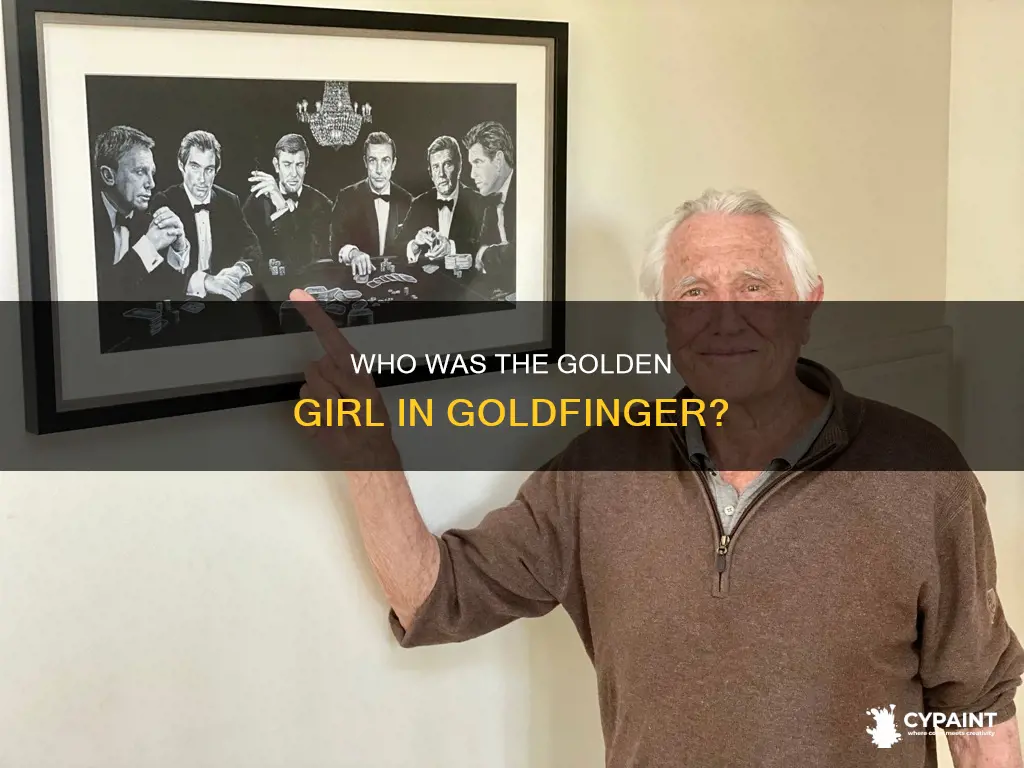 what actress in the film goldfinger was painted gold