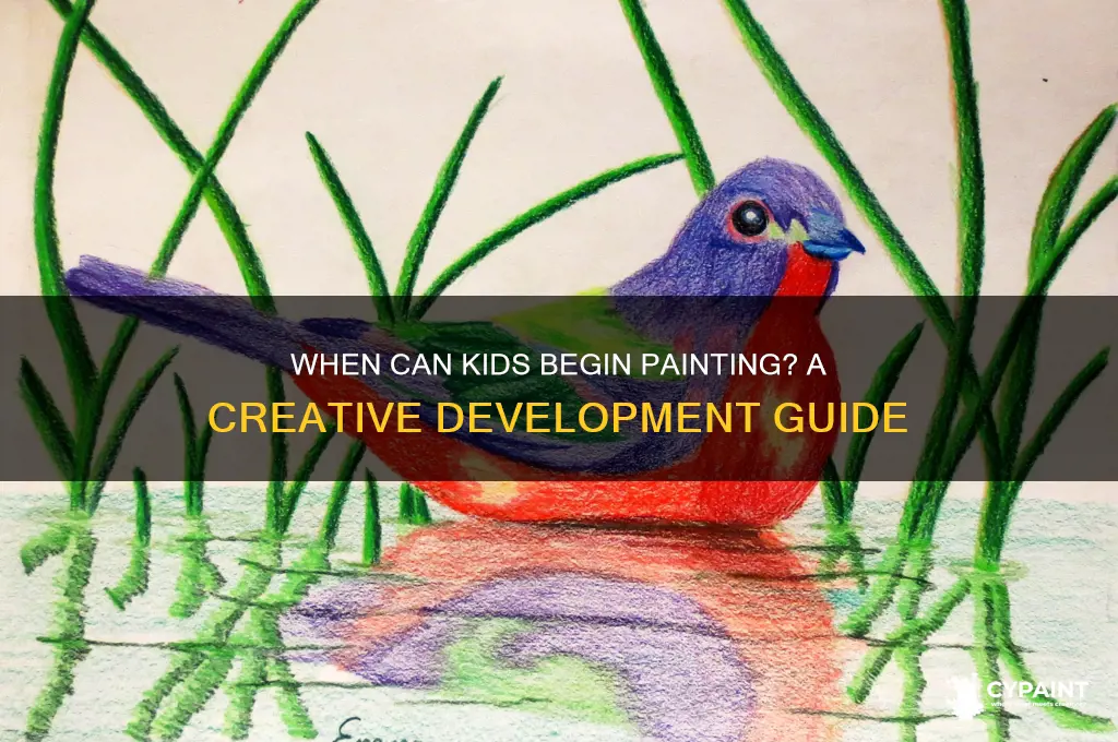 what age can a child start to paint
