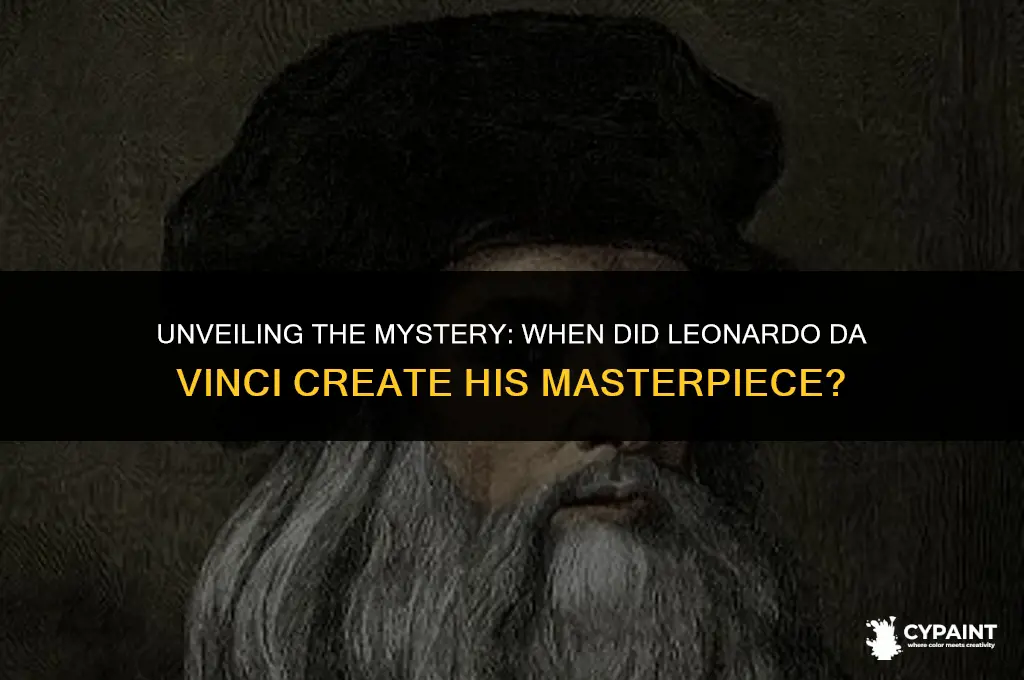 what age did leonardo da vinci paint the last supper