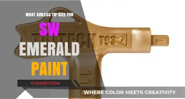 Choosing the Right Airless Tip Size for SW Emerald Paint