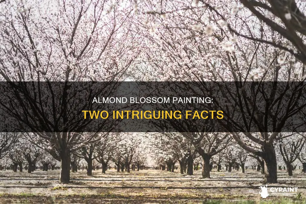 what are 2 facts about the almond blossom painting