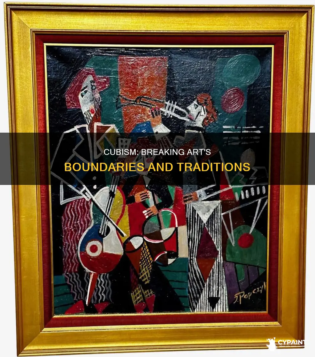 what are achieved by the cubist style of painting