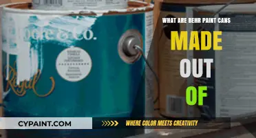 What Materials Are Behr Paint Cans Made Of?