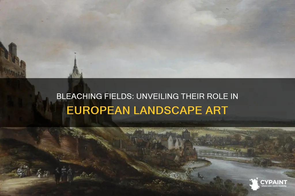 what are bleaching fields in european landscape paintings