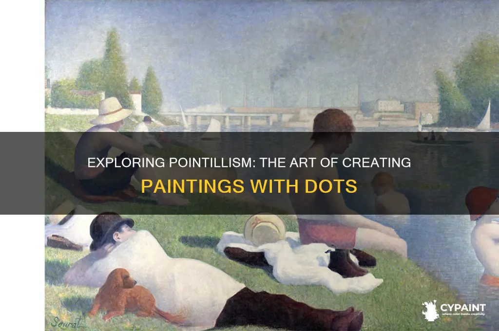 what are paintings made out of dots called