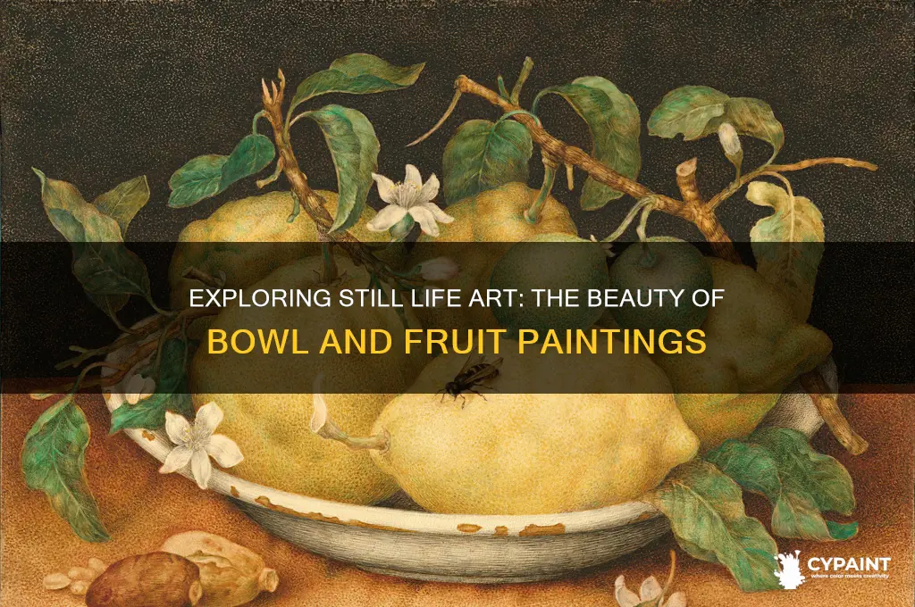 what are paintings of bowls and fruit called
