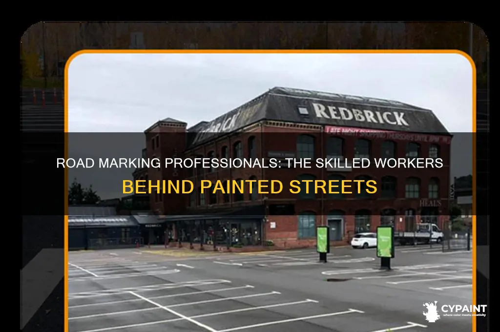 what are people who paint the roads called