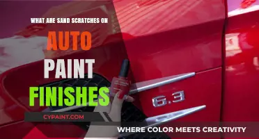Understanding Sand Scratches on Auto Paint Finishes: Causes and Solutions