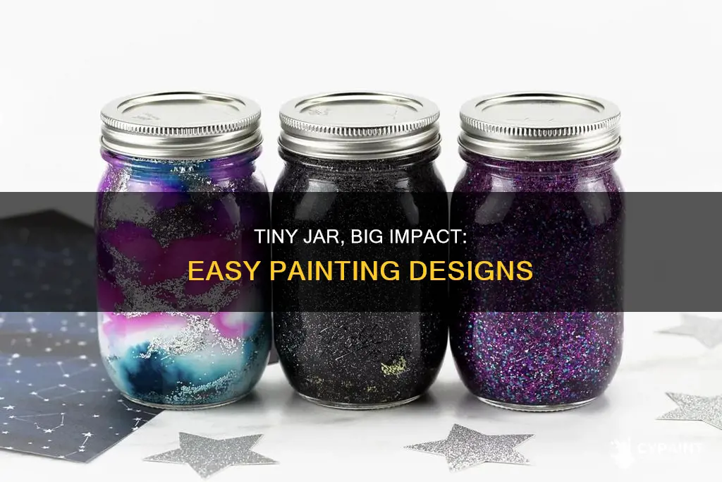 what are some easy painting designs for tiny jars