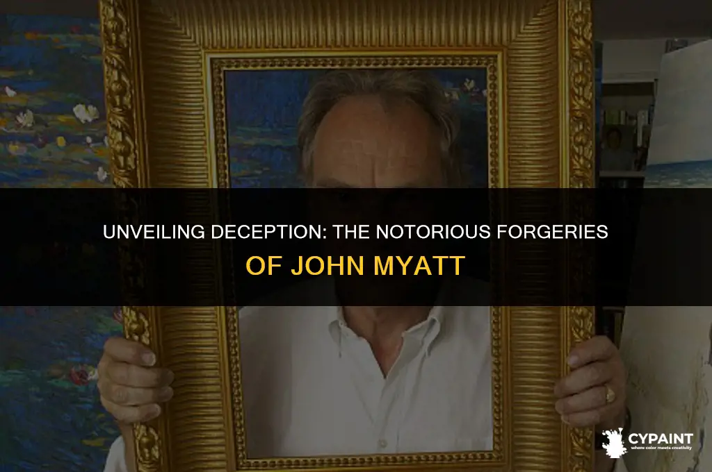 what are some of the paintings did john myatt forger