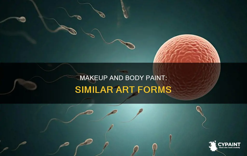 what are some similarities with makeup and body paint