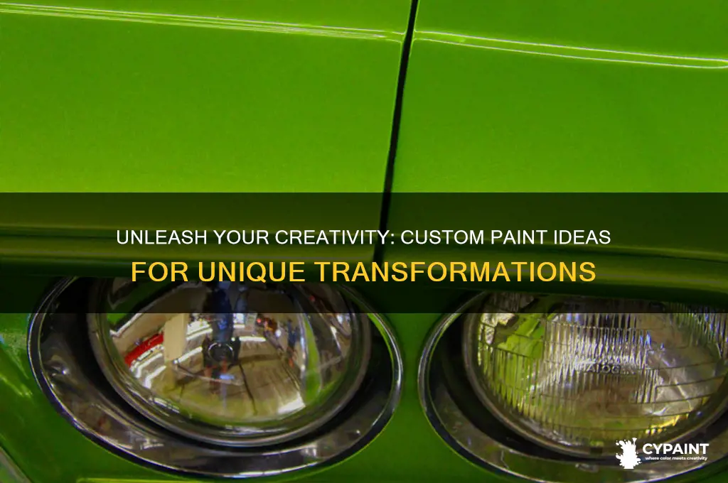 what are some things you can custom paint