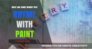 Creative Rhyme Guide: Words That Perfectly Rhyme with Paint for Poets and Writers