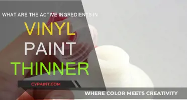 Active Ingredients in Vinyl Paint Thinner: What's Inside?