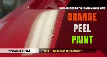 Exploring the Unique Orange Peel Paint of the Big Three Automakers