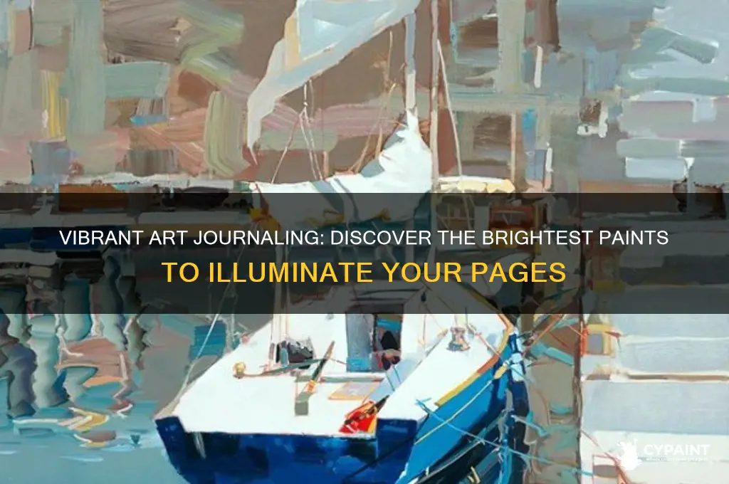 what are the brightest paints for art journaling