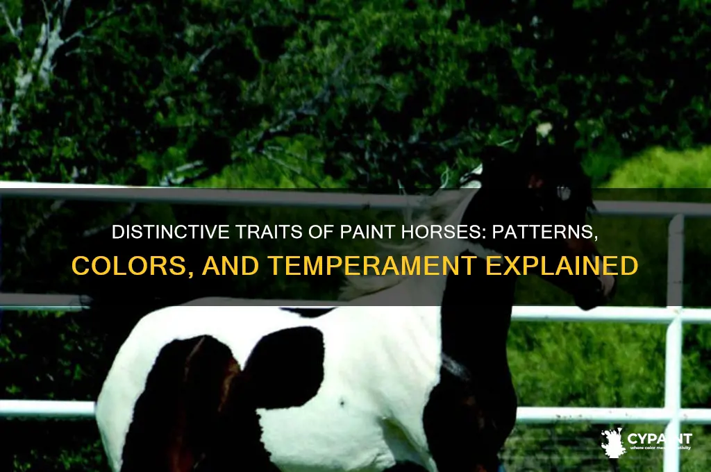 what are the characteristics of a paint horse