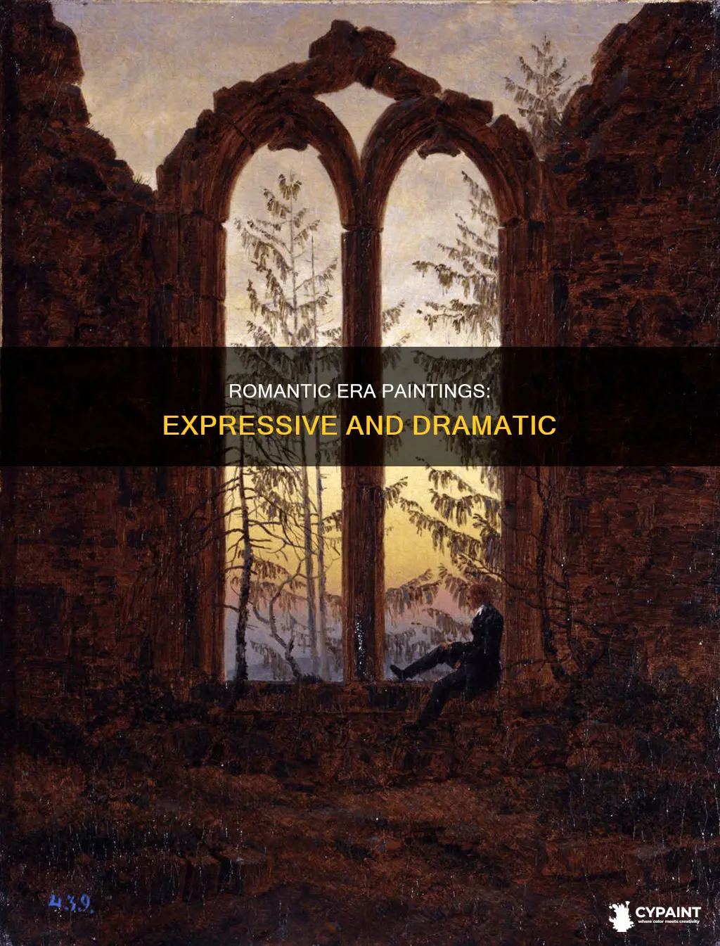 what are the characteristics of paintings from romantic era