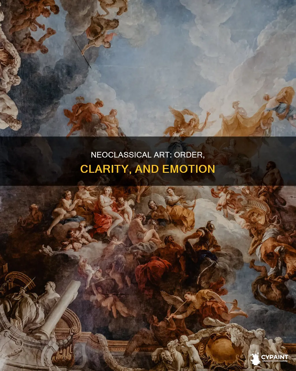 what are the characteristics of the neoclassical paintings brainly
