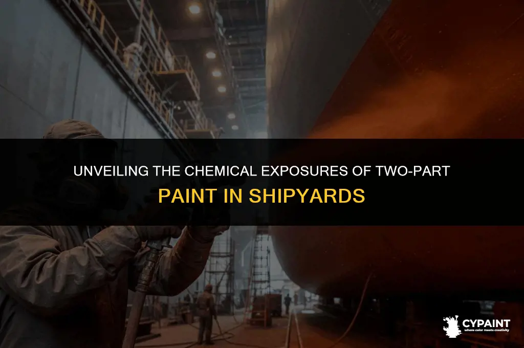 what are the chemical exposures of two part paint shipyard