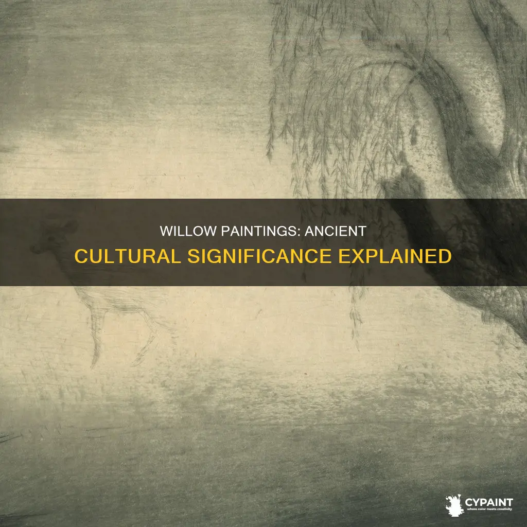 what are the cultural significances of the willow painting