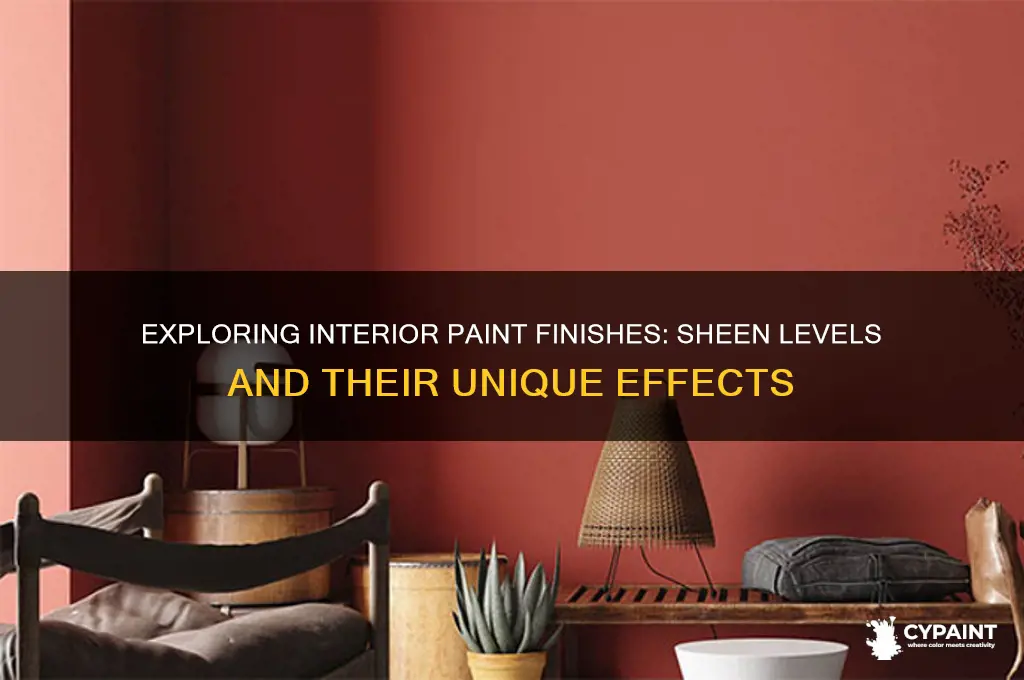 what are the different finishes of interior paint