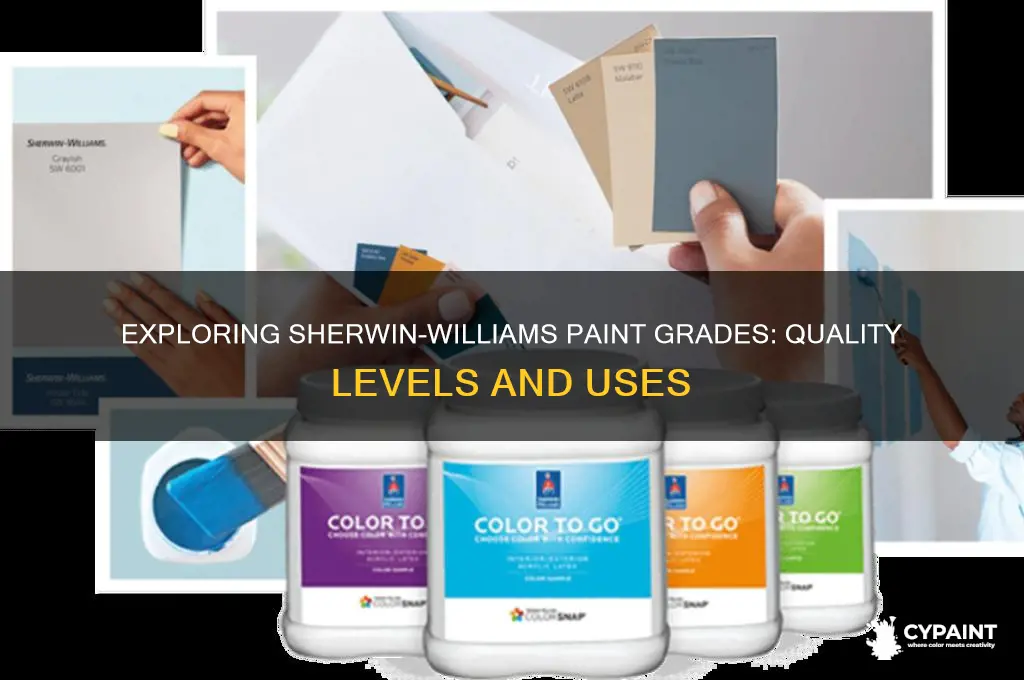 what are the different shermin williams paint grades